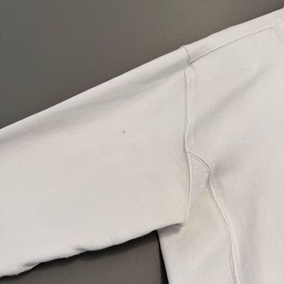 Tommy Bahama 1/4 Zip Pullover Size Large Cotton Blend Preppy White - Picture 5 of 16